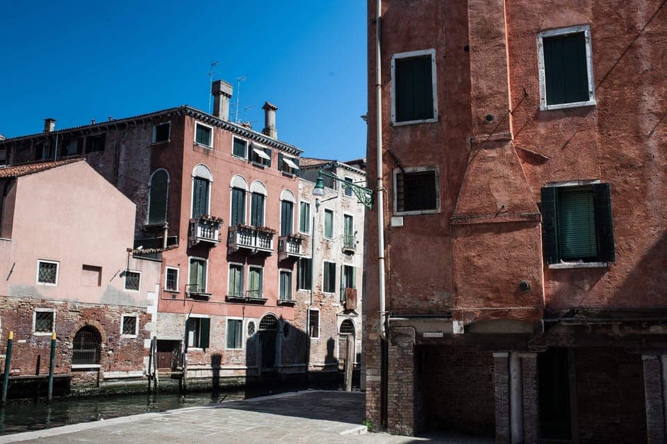 View on the canal S. Polo from the sitting room windows 