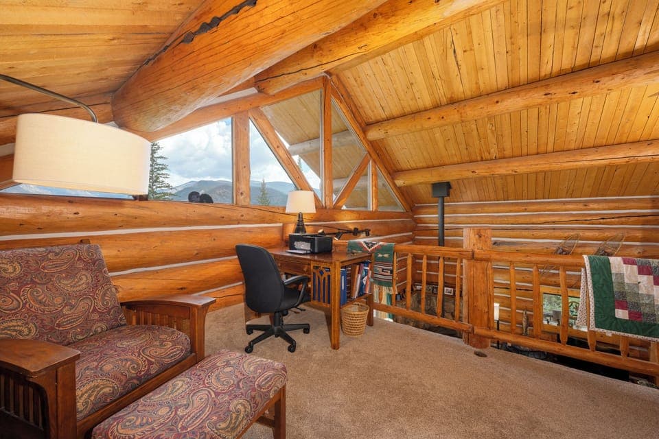 Loft Area for doing some work or relaxing with a book