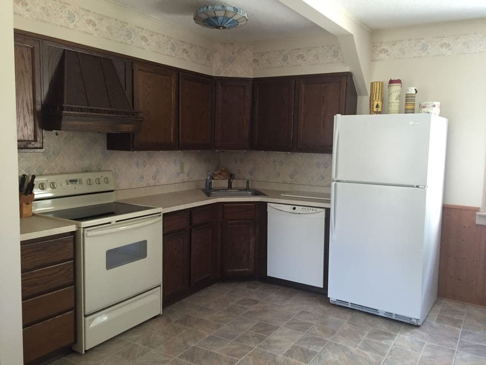 Open  spacious kitchen