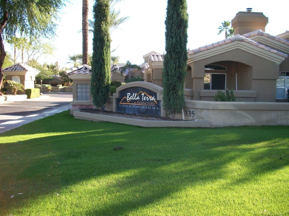 Entrance to the complex