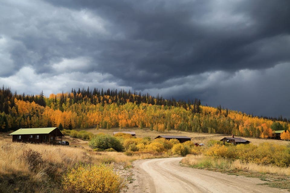 Coming into the ranch