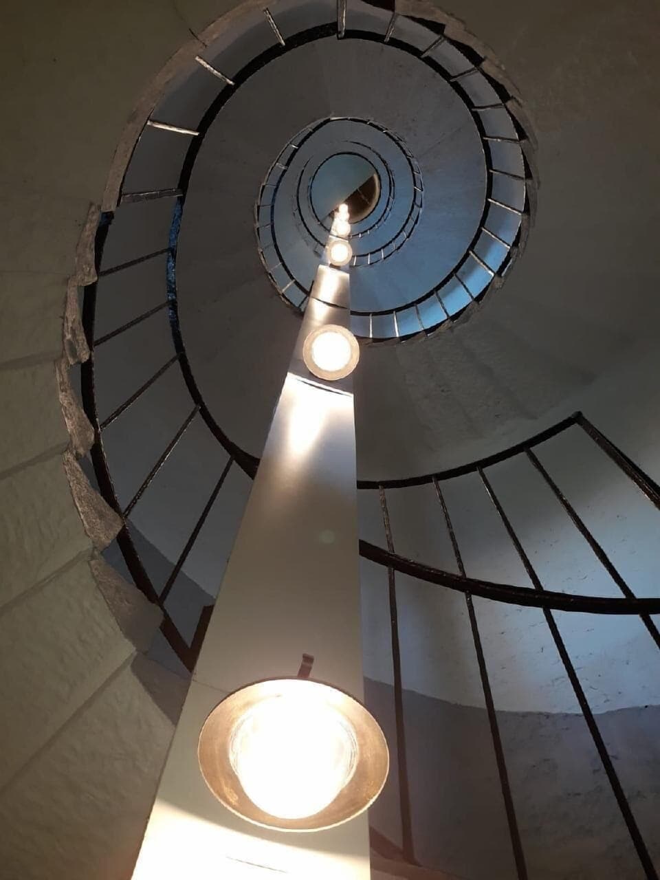 The interior of the Savudrija lighthouse