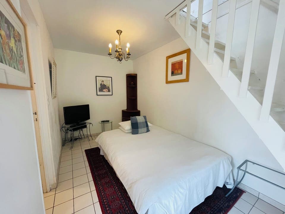 Living room with sofa bed