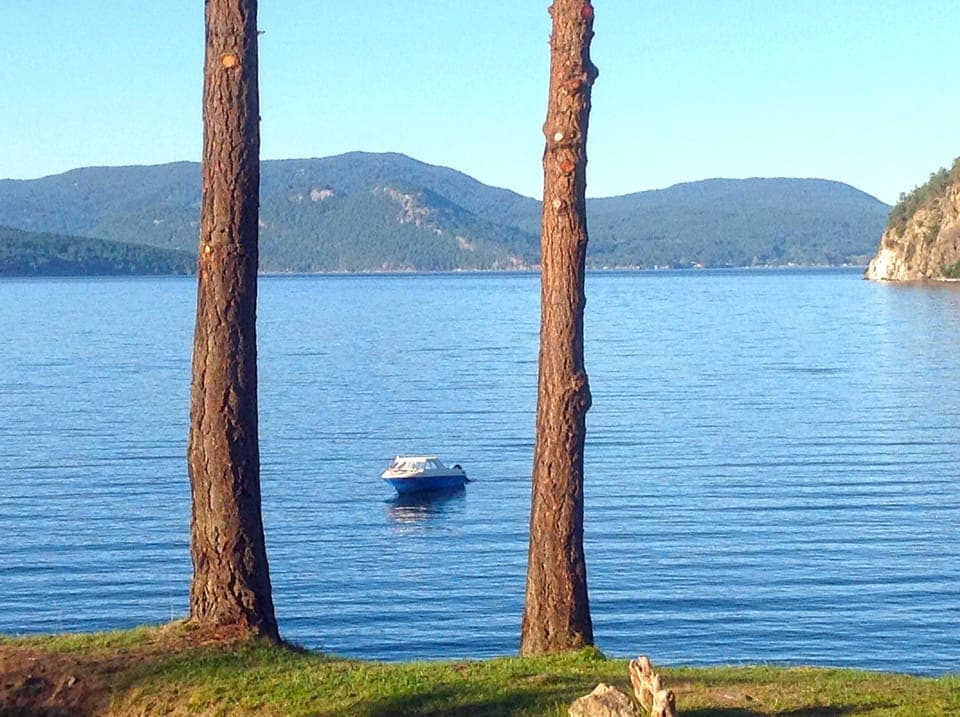 Mt. Constitution on Orcas Island - view from deck