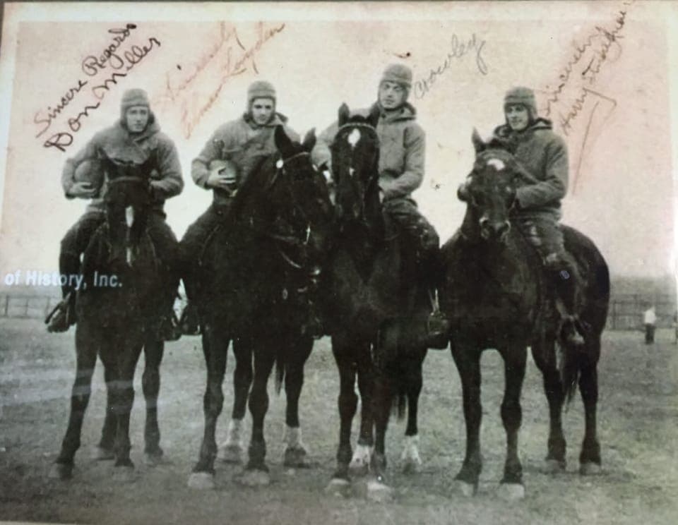 Former owner Elmer Layden pictured in Photo second from left