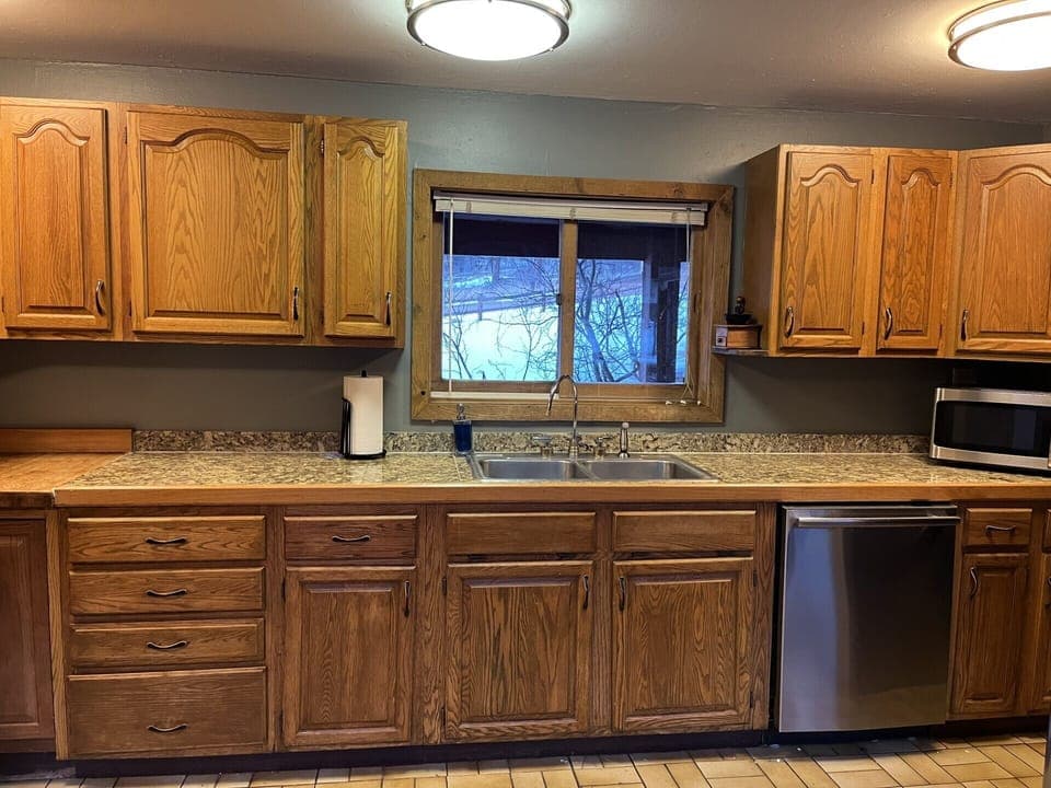 Space for the whole family to cook together
