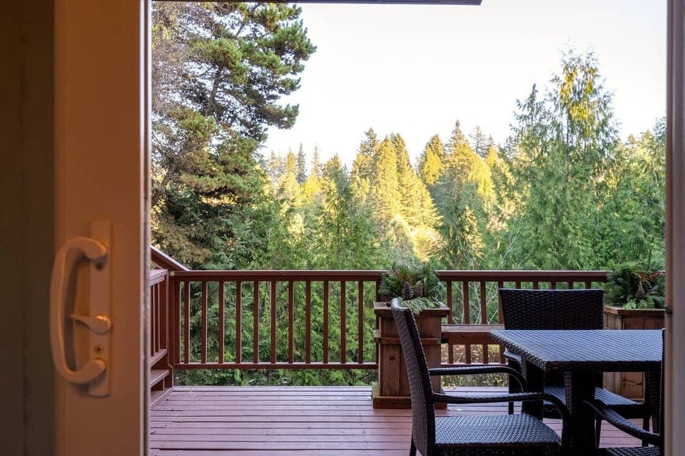 View as you leave apartment