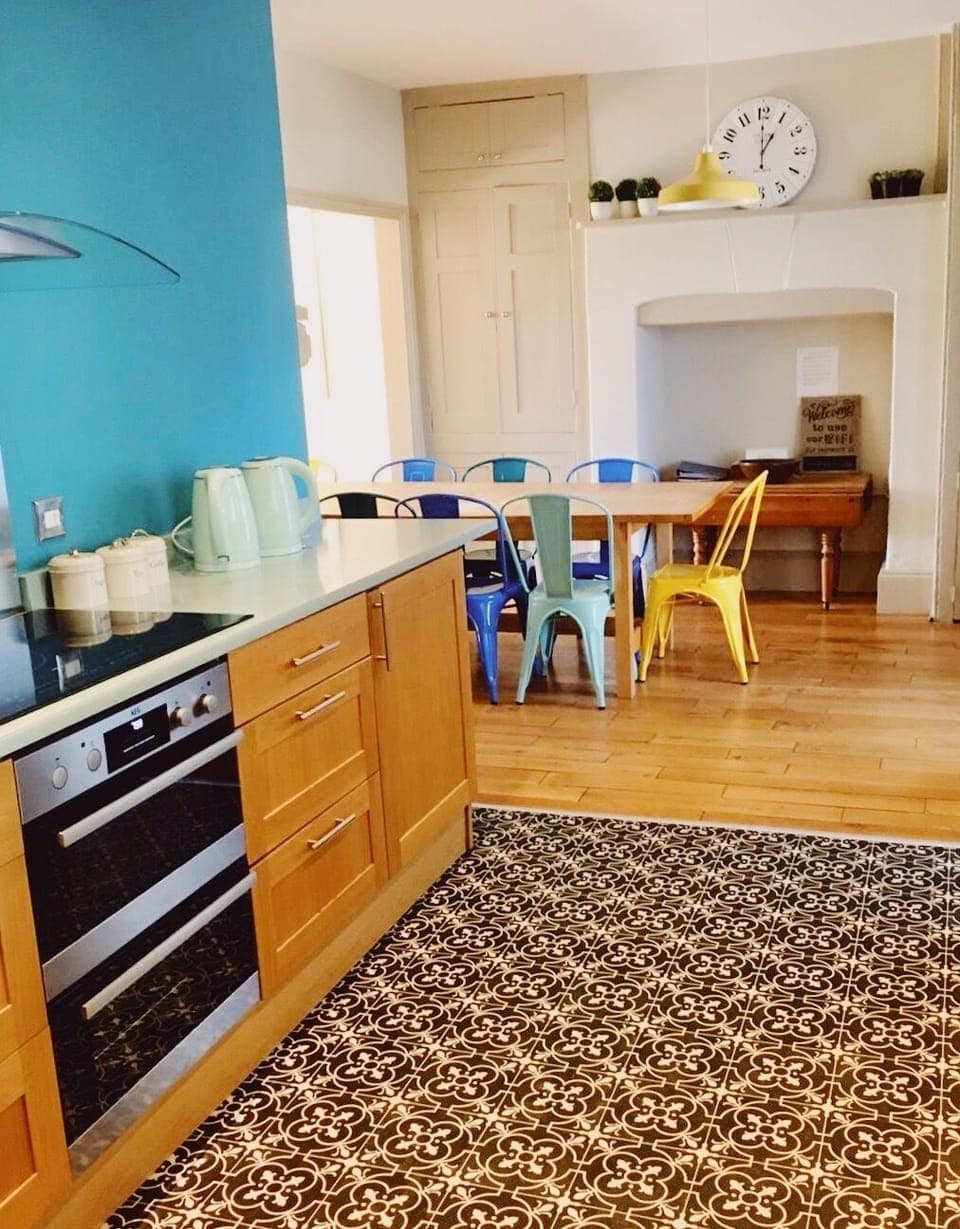 Kitchen through to dining area