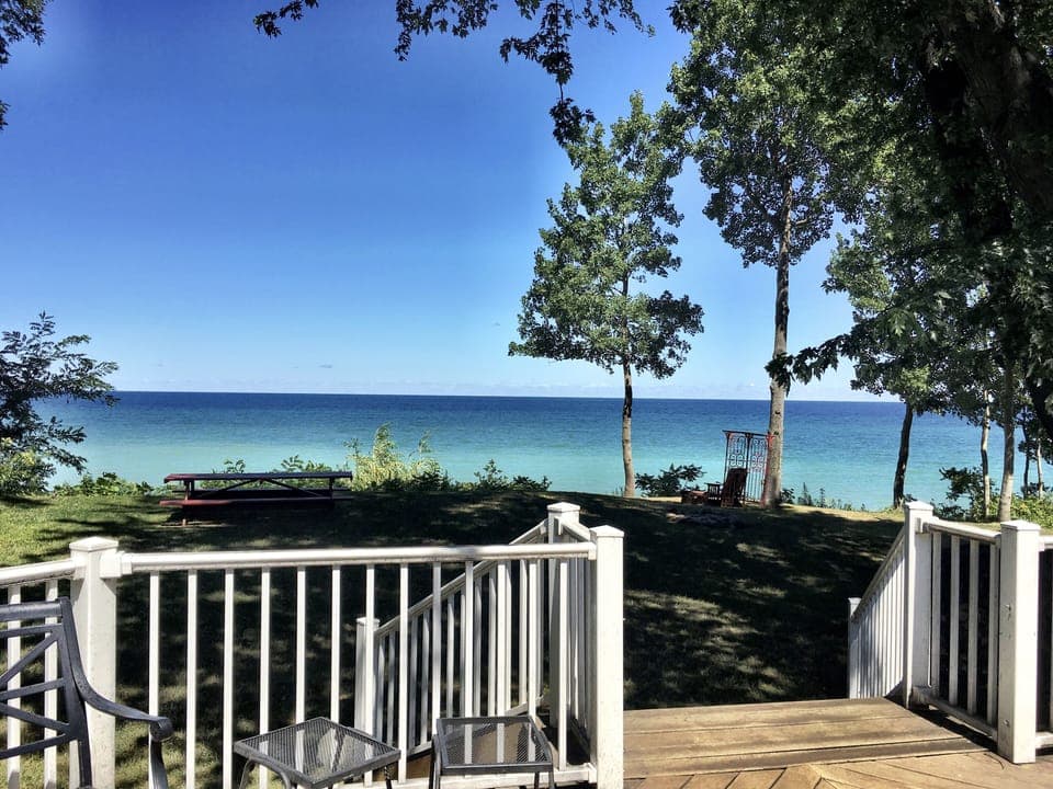 Lake Erie from the back deck.