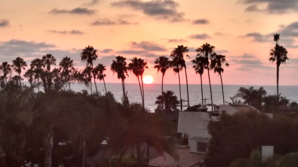 Sunset from the Roof Top Deck!
