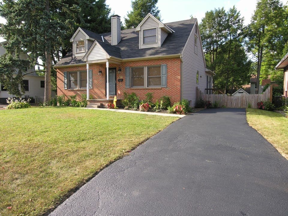 Newly renovated home with all hardwood flooring and large fenced in yard