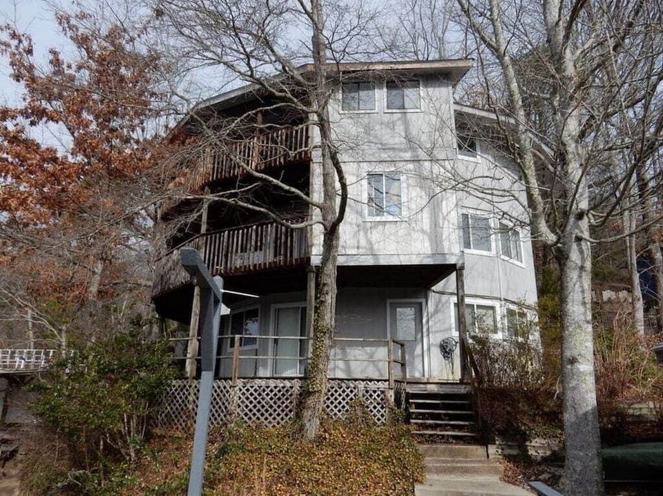 View from the Lake side, winter view