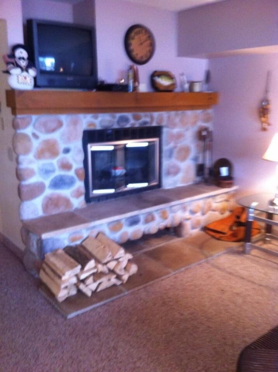 enjoy a warm fire