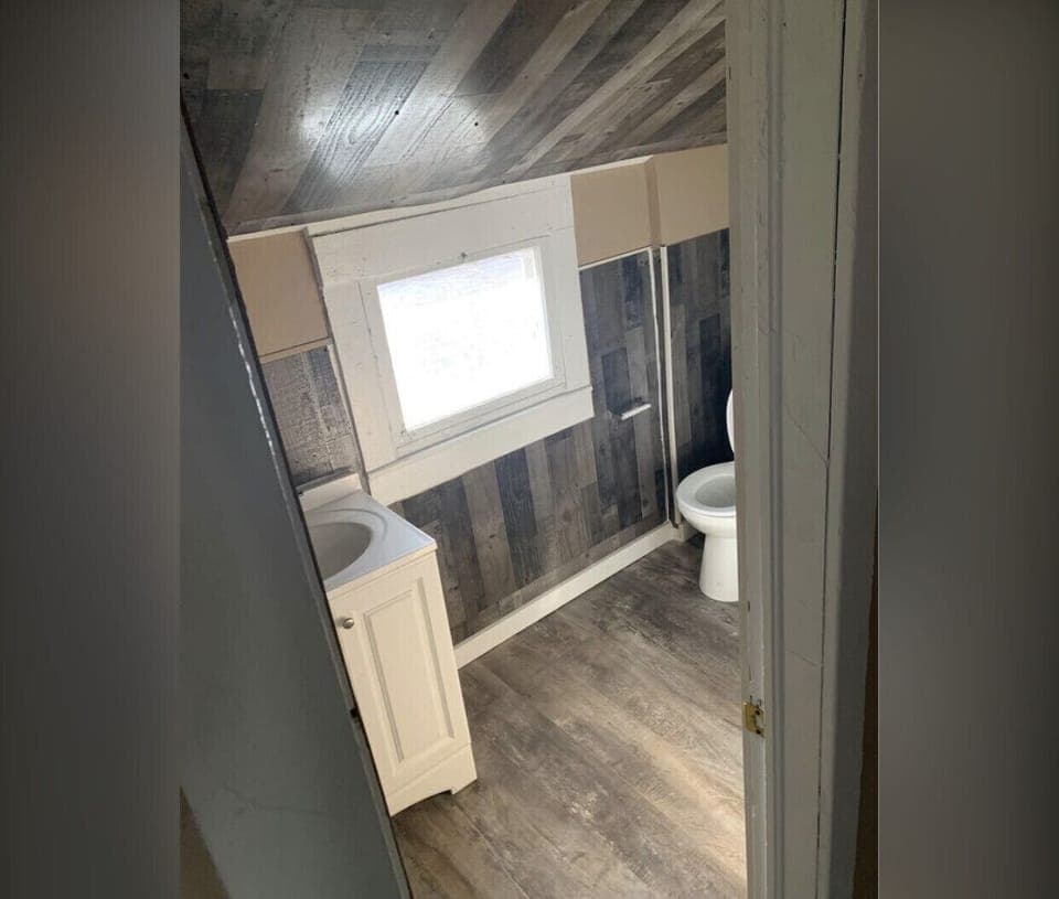 Shower without tub