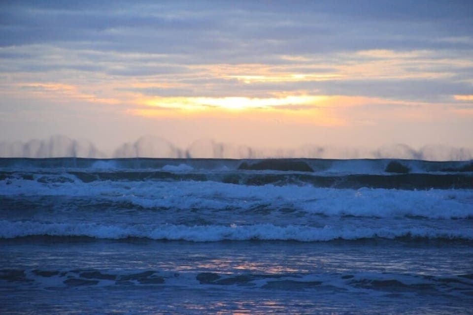 Spectacular sunsets across the road