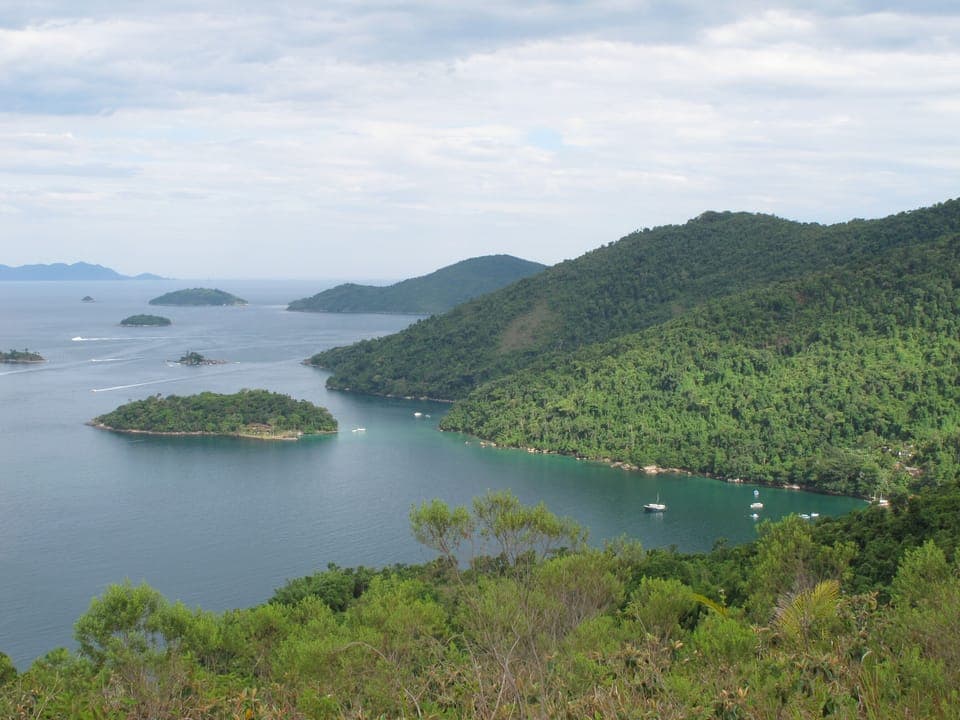 View from above the house