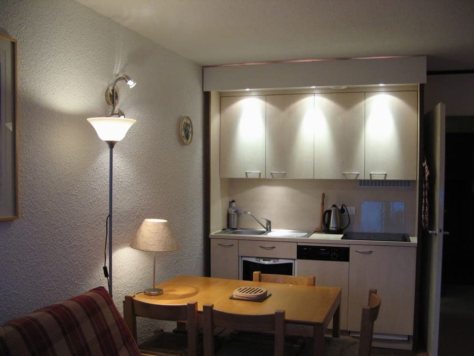 Kitchen and dining area