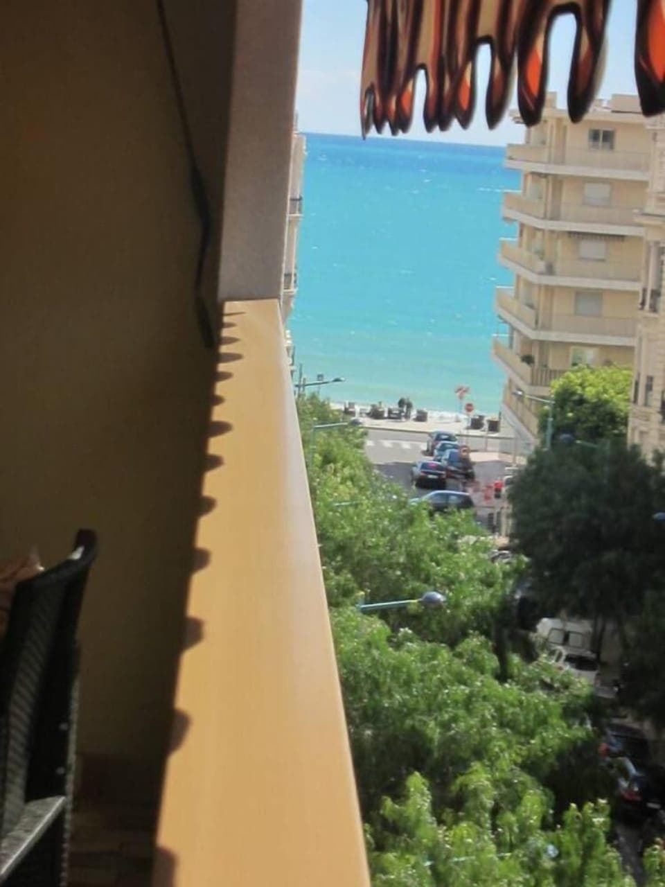 terrace with sea view