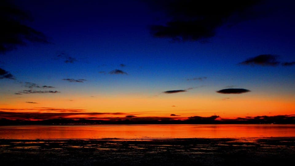 spectacular sunsets from your balcony