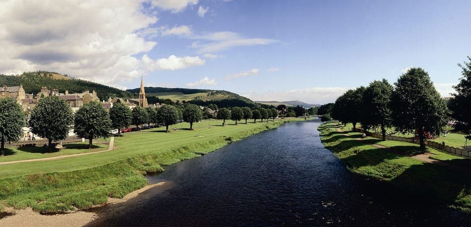 The River Tweed at Peebles