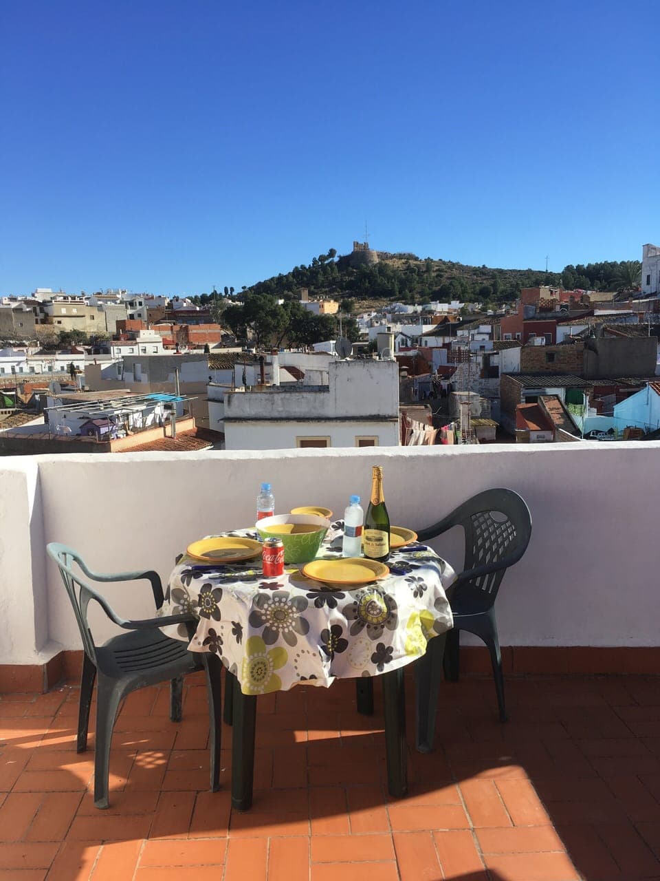 View from the roof terrace