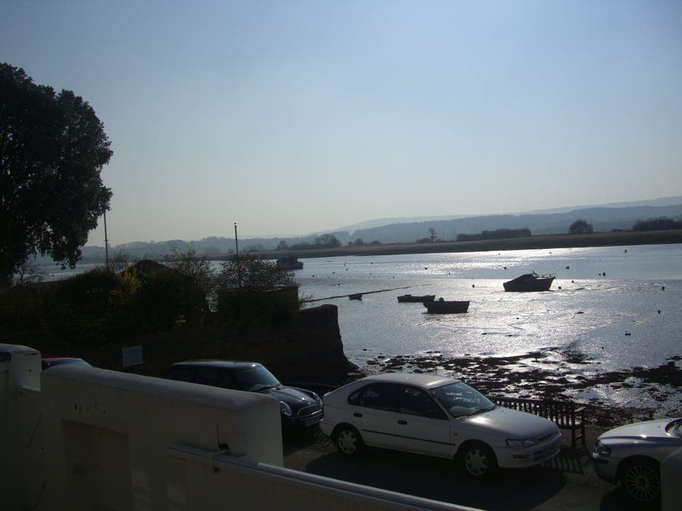 Winter view of estuary from balcony
