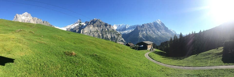 Terrace panorama view
