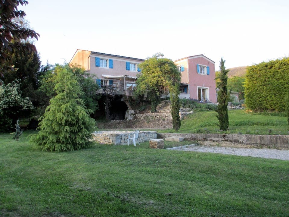 house from the back garden