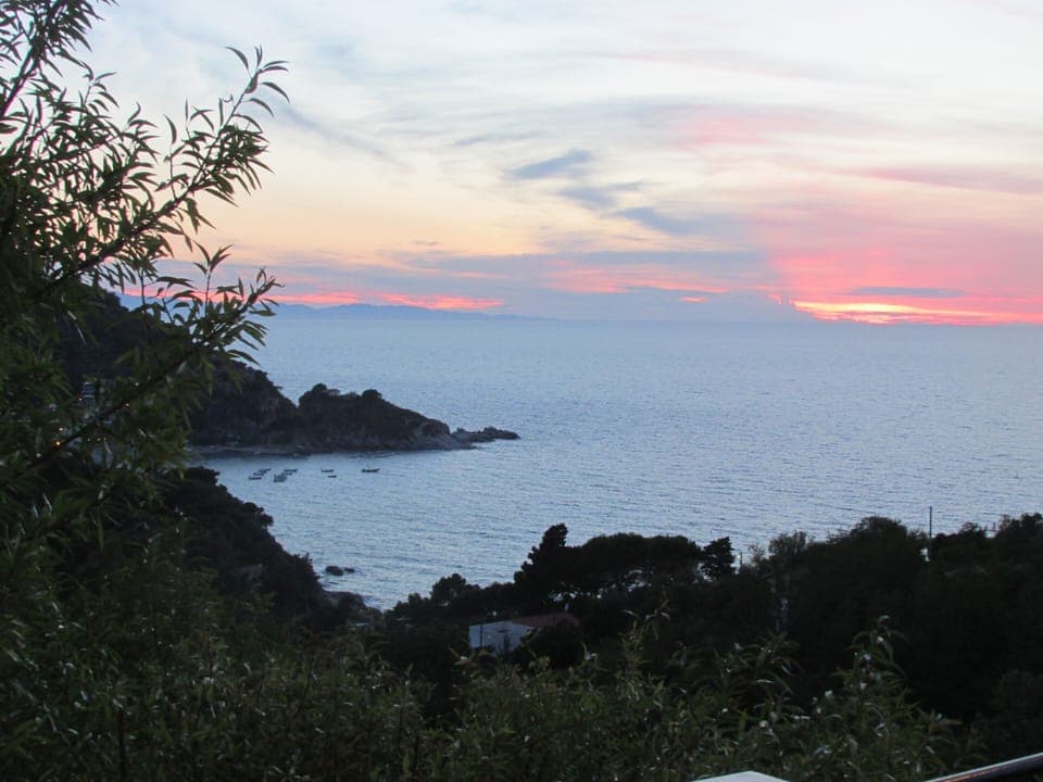 Sunset across Corsica