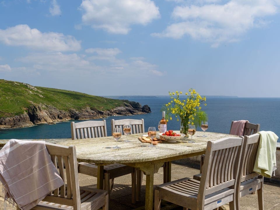 Incredible Views from the Patio at Rinsey Head