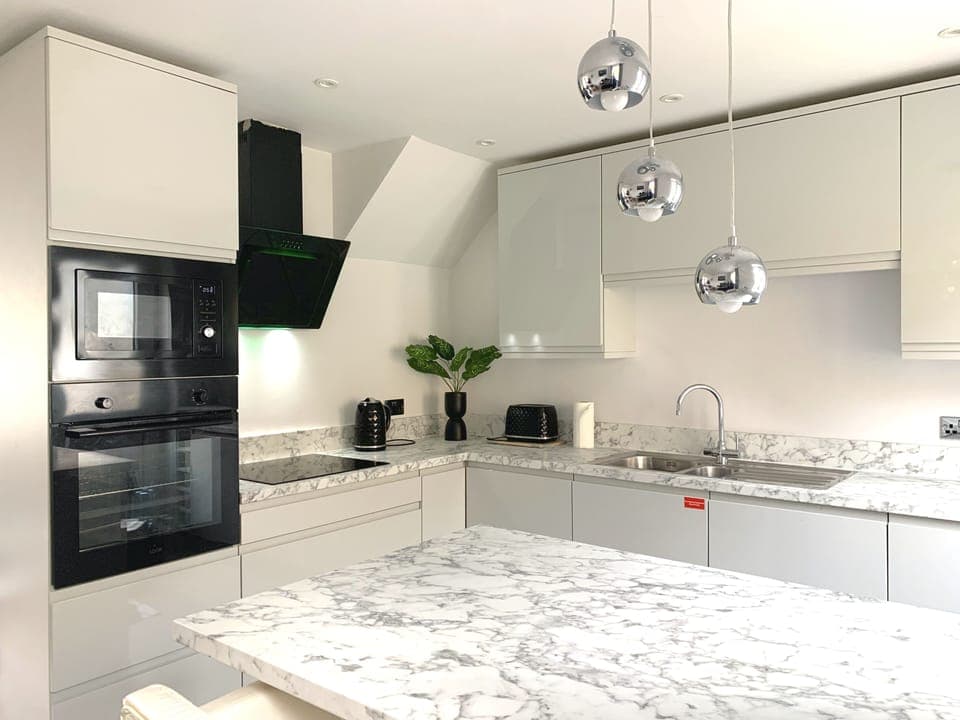 open plan dining, kitchen, lounge