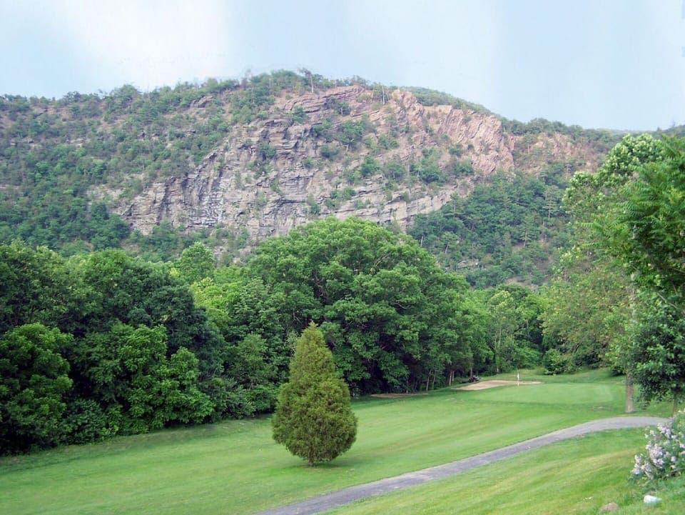 Hole #9 and Cliffs