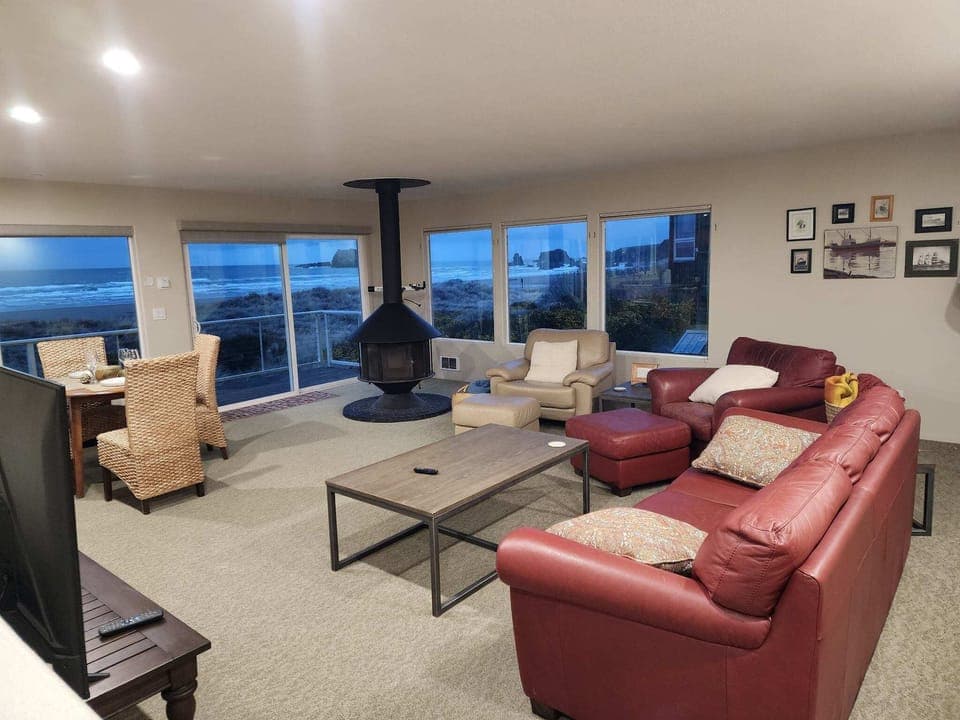       A Very Special Beach House 
    Incredible Views! On the Beach!