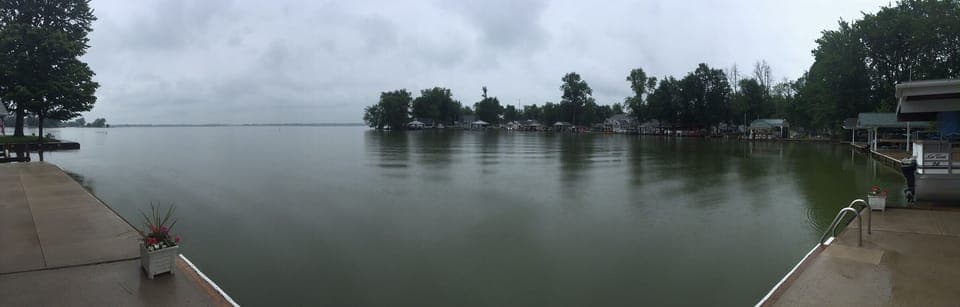 Panoramic of our cove