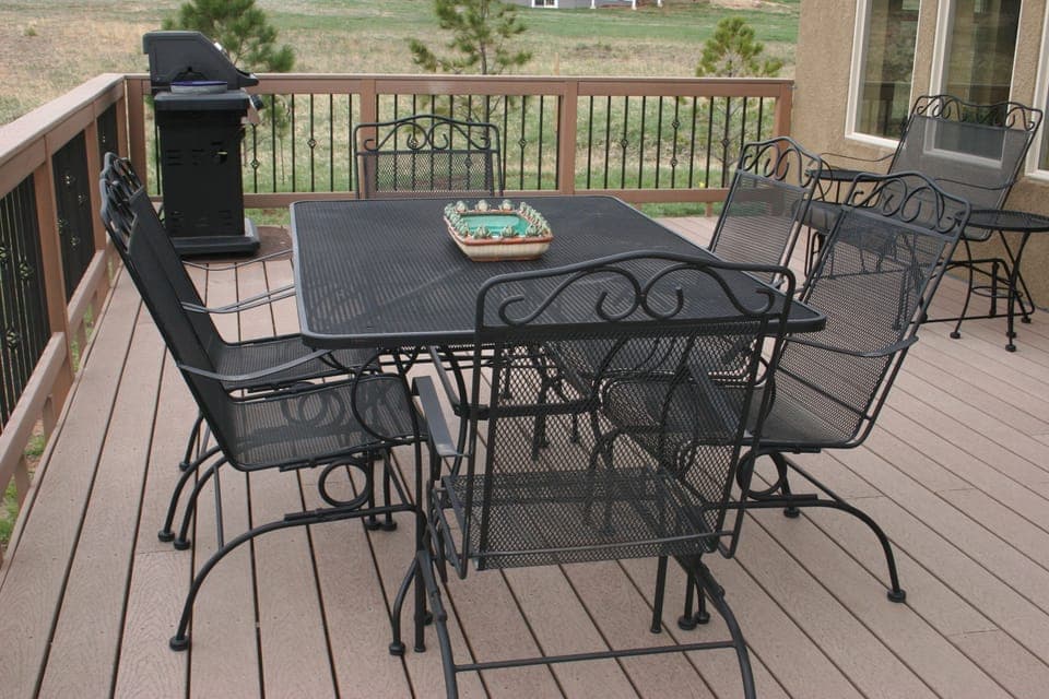 Large trex deck
