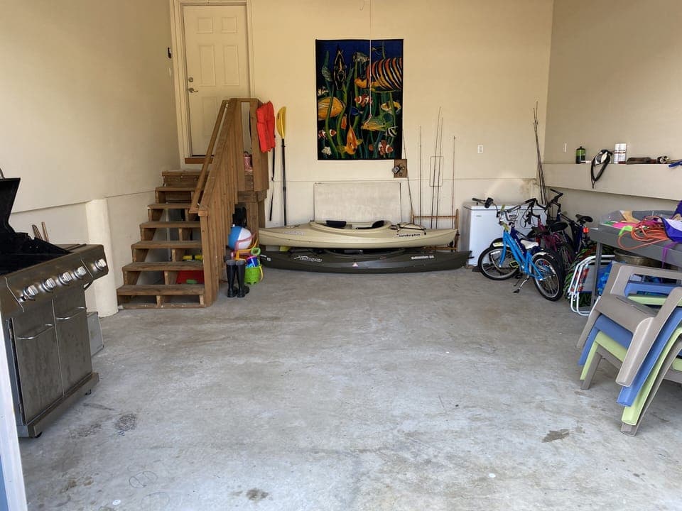 Garage area