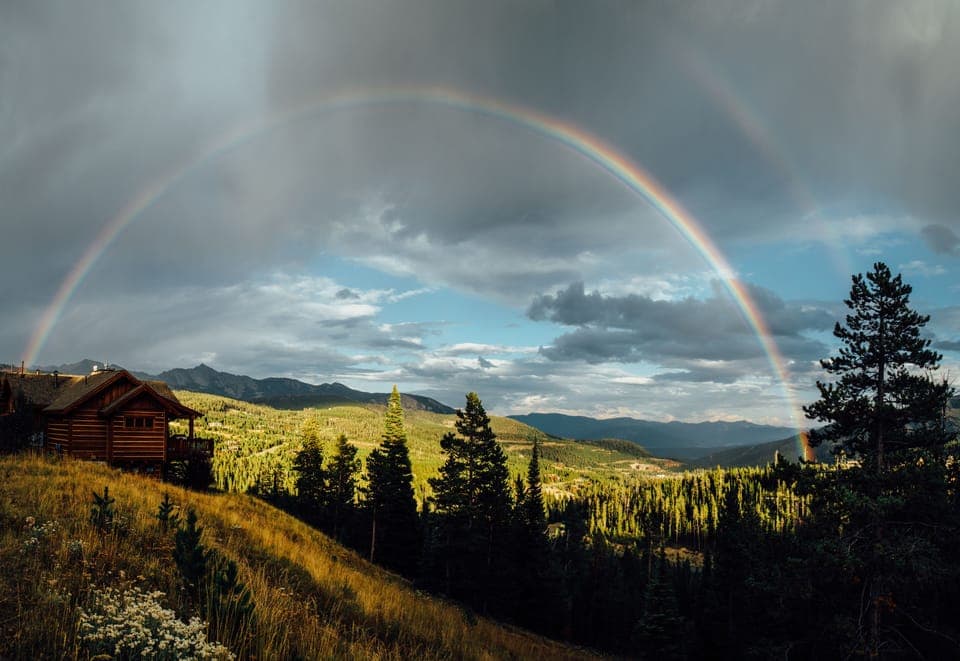 That VIEW ...  Big Sky is Gold ... Moonlight is Magic
