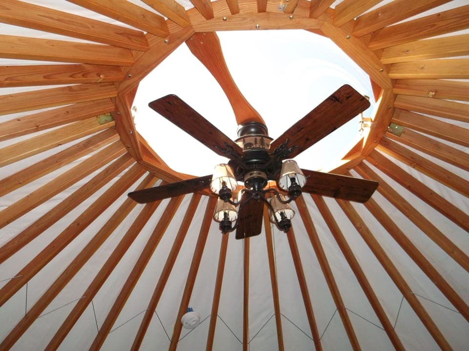 Dome skylight and fan 