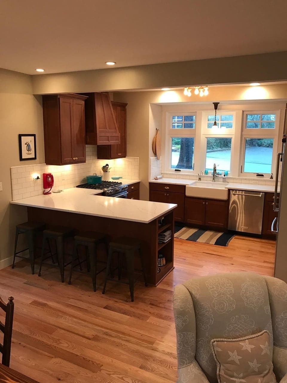 Kitchen with new appliances