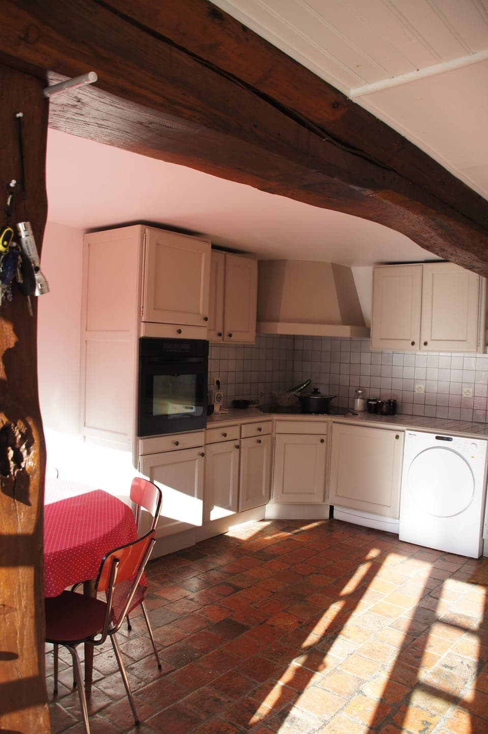 Kitchen with breakfast place