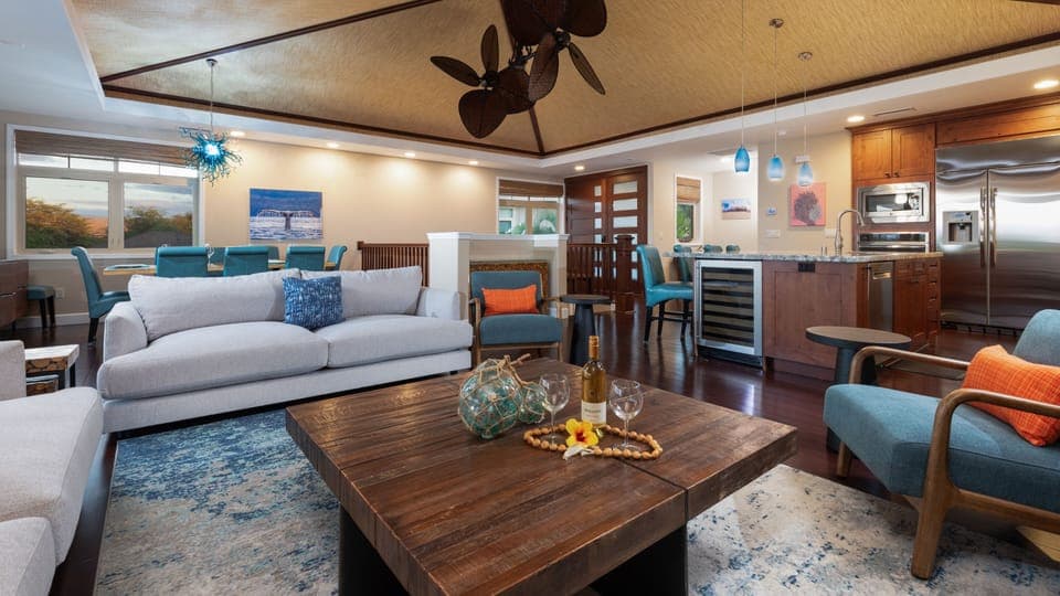 Open concept living space