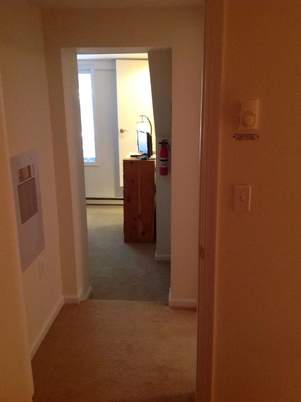 view from TV room