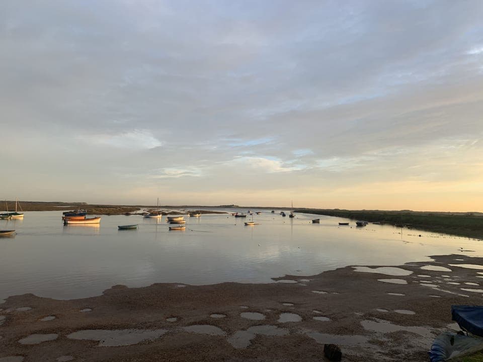 Dusk at Burnham Overy Harbour