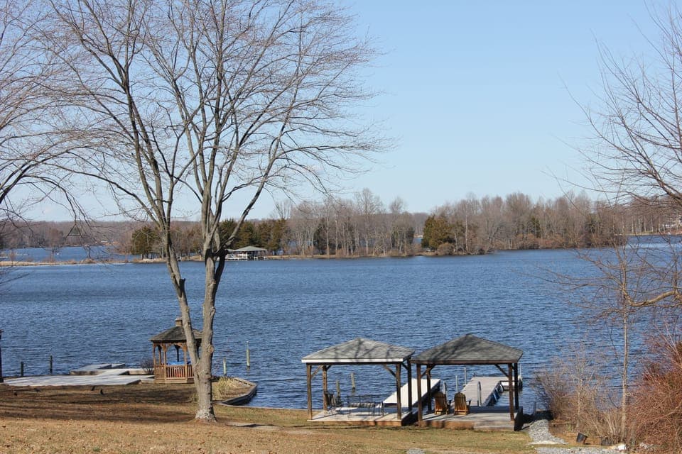 Our private dock on the right
