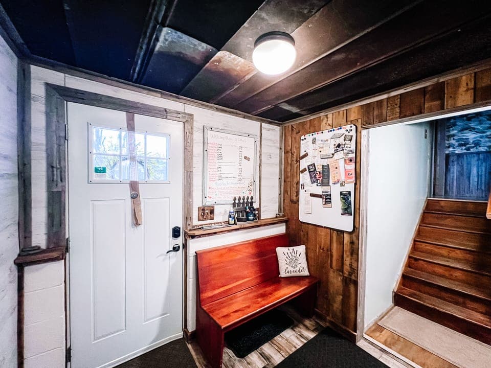 Mudroom attached to full bath #2