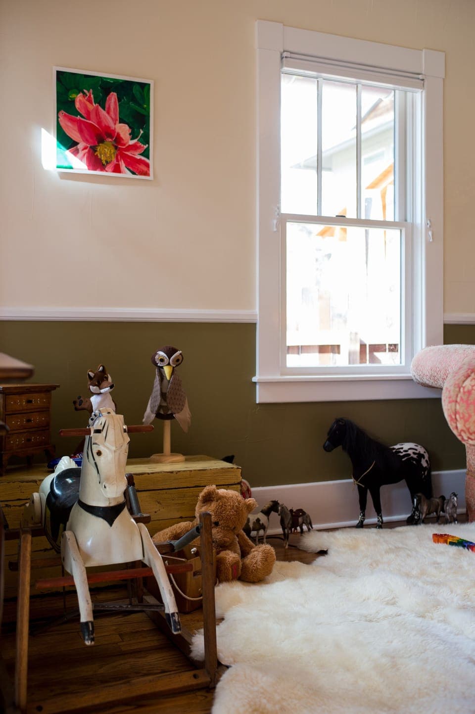 Children's play area in Living Room