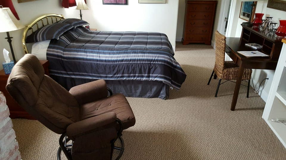 Interior with easy chair