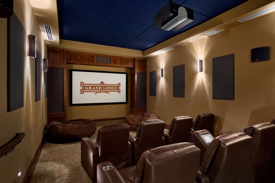 Private movie theater included and available throughout your stay.
