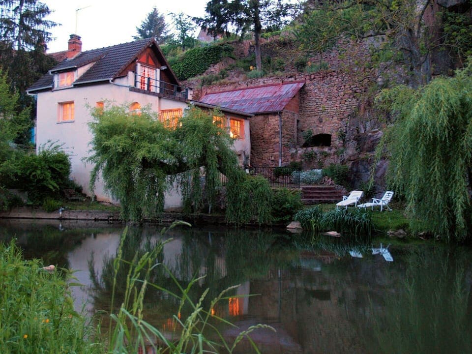 View of your house from across the River Armançon .