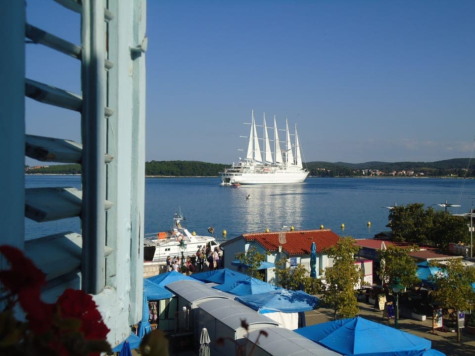 Panorama sea view apartment Casa Bella in the historical centre of Rovinj